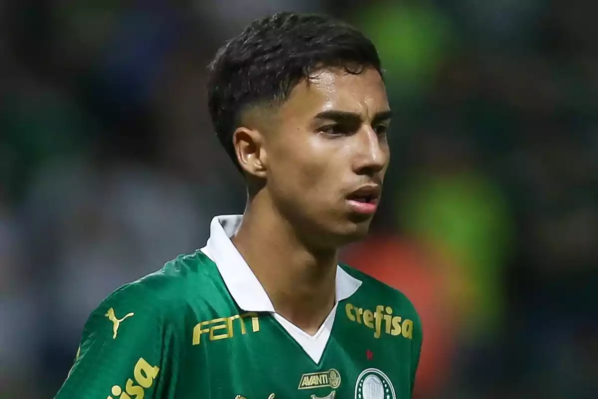 A soccer player in a green jersey during a match. A soccer player in a green jersey during a match.