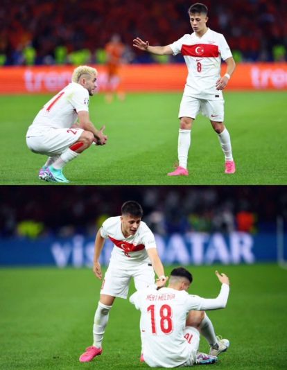 Arda Güler después de perder ayer en la Eurocopa