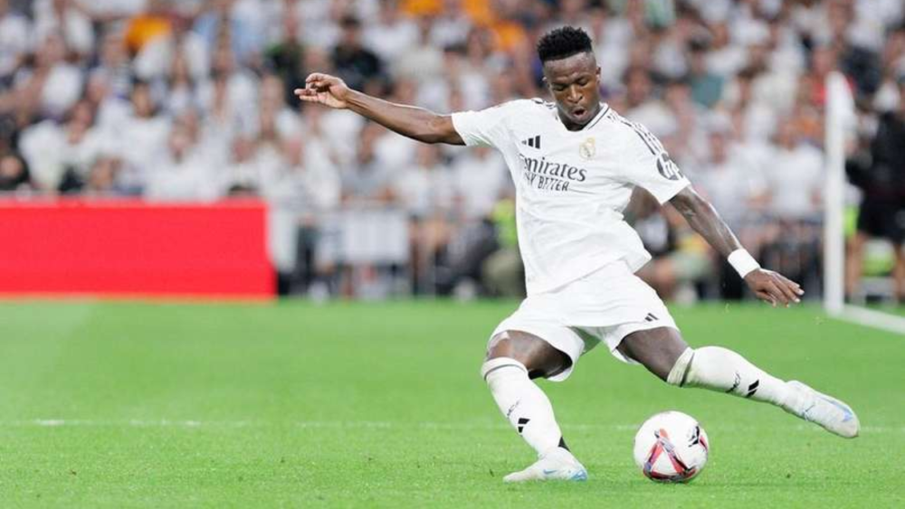 Vinícius Jr. en un partido con el Real Madrid