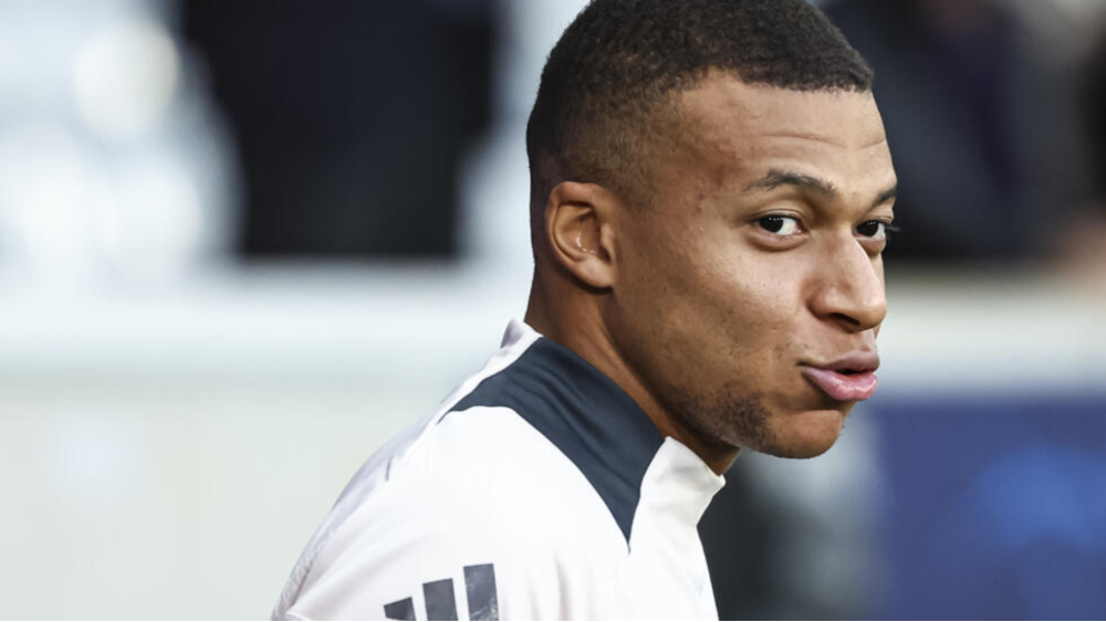 Kylian Mbappé entrenando con el Real Madrid