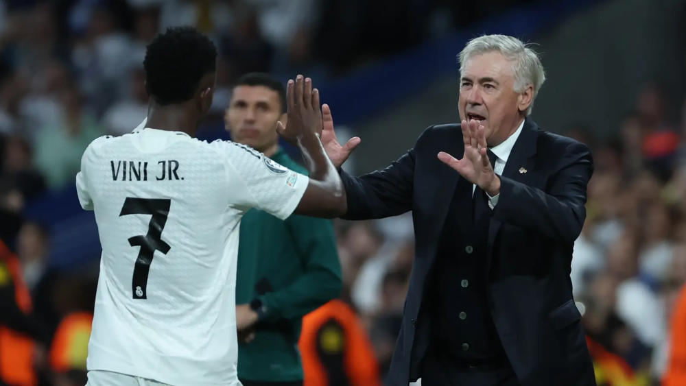 Carlo Ancelotti y Vinícius Jr. forman un dúo inseparable