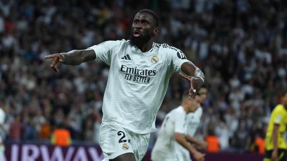 Rüdiger con el Real Madrid esta temporada