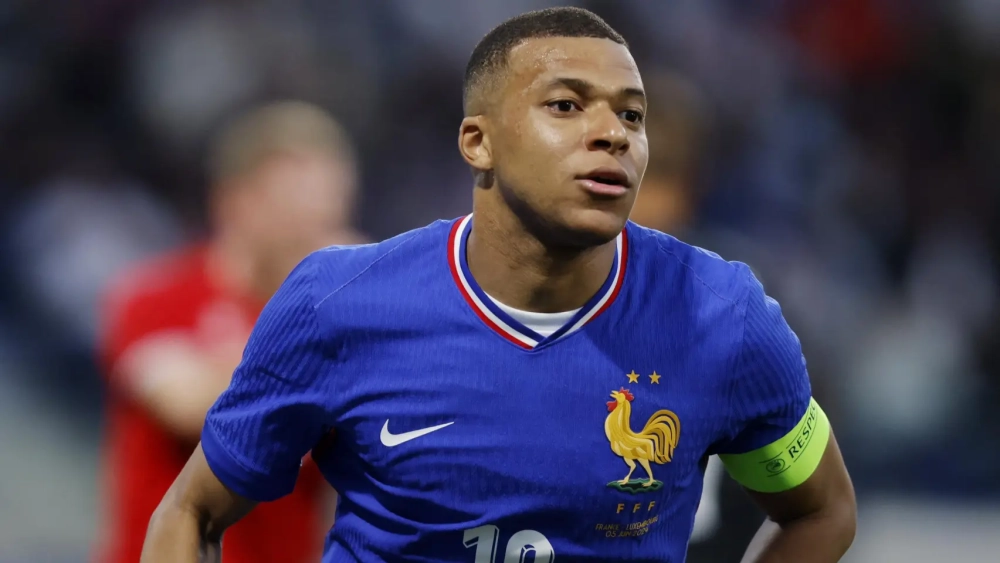 Kylian Mbappé durante la última Eurocopa.